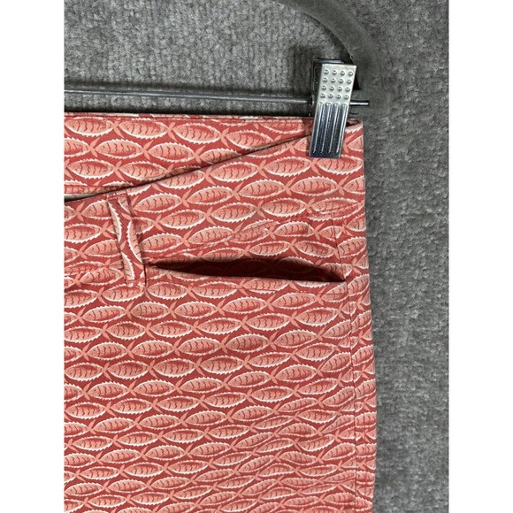 Old Navy The Pixie Ankle Stretch Pants Womens Size 8 Orange‎ Fish Coral Pink - Picture 4 of 10